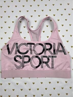 Victorias Secret SPORTS BRA Pink Large Bralette Bra Top Tank